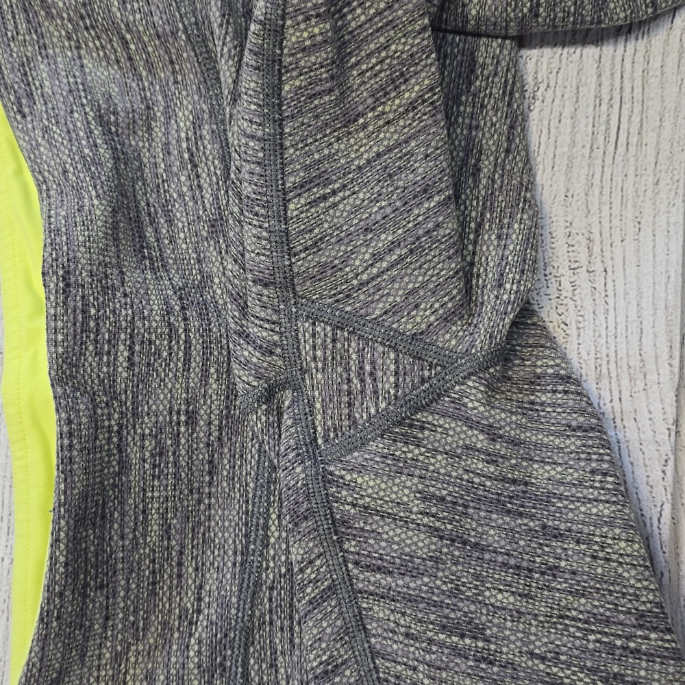 EUC 💎 Lululemon Wunder Under Crop Leggings 4 Green Space Dye Mid Rise SIZE 4 - Picture 8 of 8